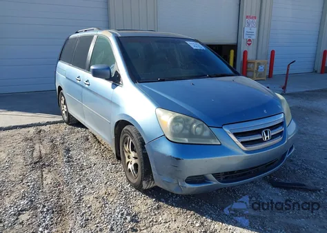 2007 Honda Odyssey Ex-L from USA, damaged, VIN 5FNRL38627B057563